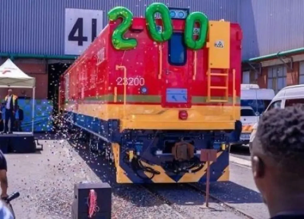 Transnet Traxx 23E locomotive milestone in Durban rail Transnet Traxx 23E locomotive milestone in Durban rail