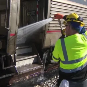 Amtrak train cleaning in Hampton Roads: fast turnarounds
