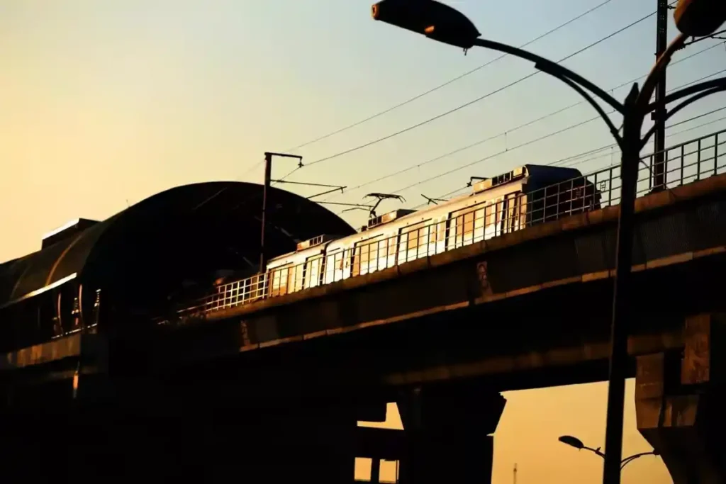 Chennai Metro Kathipara curve becomes sharpest 413 m span Chennai Metro Kathipara curve becomes sharpest 413 m span