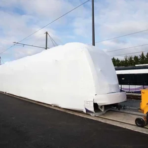 Purple Line light-rail vehicles complete Maryland fleet order