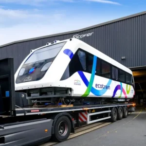 Driverless battery-powered shuttle EcoTrain unveiled