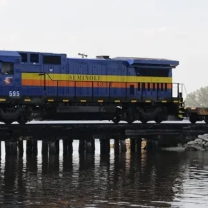 Seminole Gulf Railway track improvement project in Florida