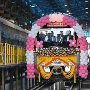 BEML driverless metro trainset debuts for Phase-2 corridors