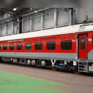 Passenger coach production of LHB cars in India: +17.7%