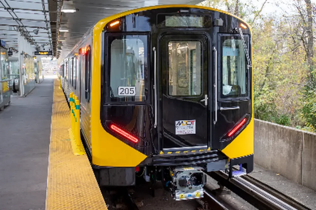 Hitachi Rail metro cars enter service in Baltimore