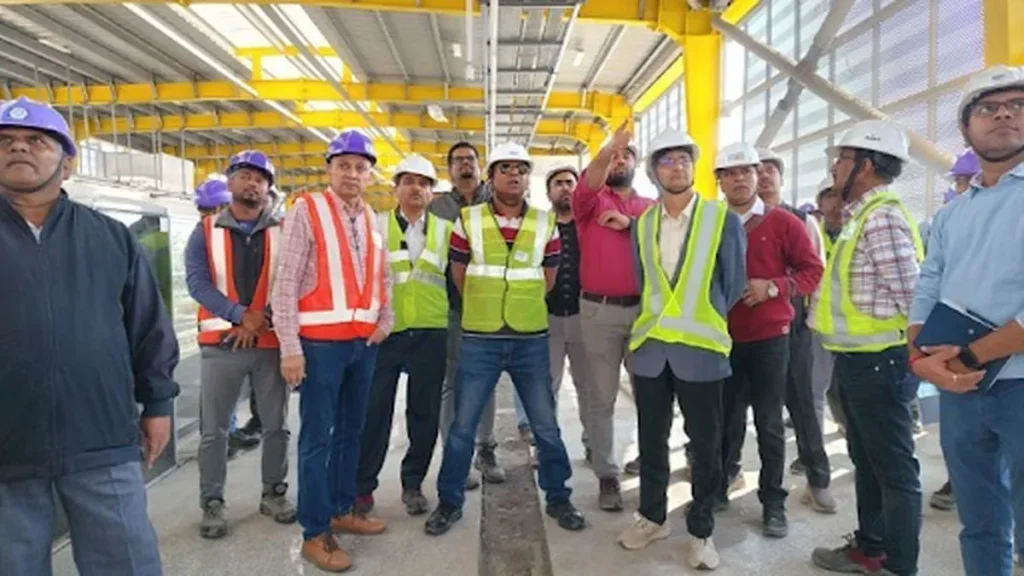 Indore Metro priority corridor inspection: work review