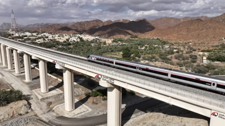 Etihad Rail passenger rail network: UAE launch in 2026