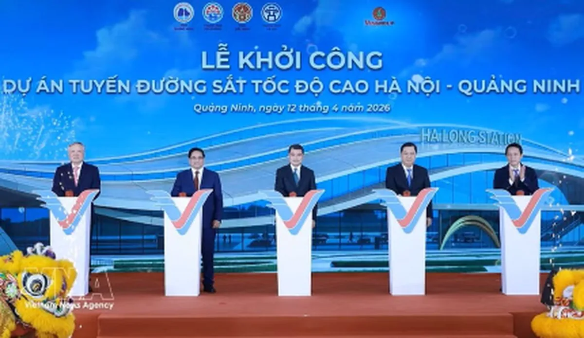 Quang Ninh high speed line starts work