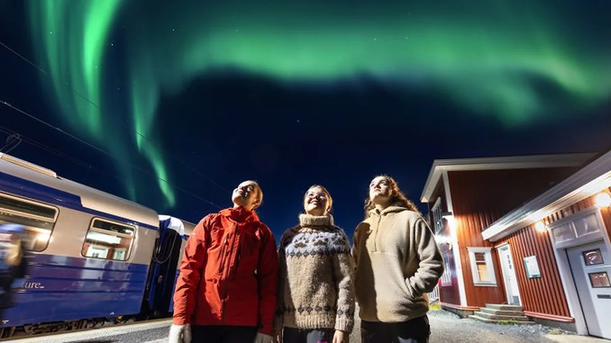 Snälltåget Arctic Circle night train to Narvik Snälltåget Arctic Circle night train to Narvik