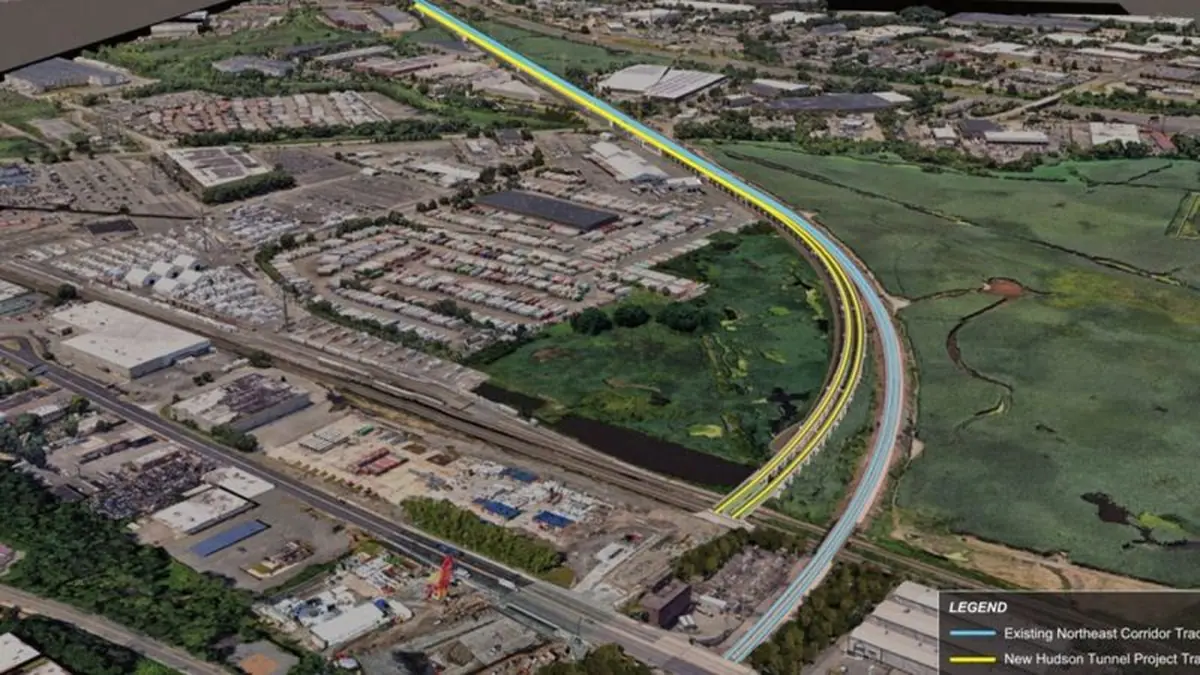 Hudson Tunnel—Surface Alignment Hudson Rail Tunnel contract covers Package 3