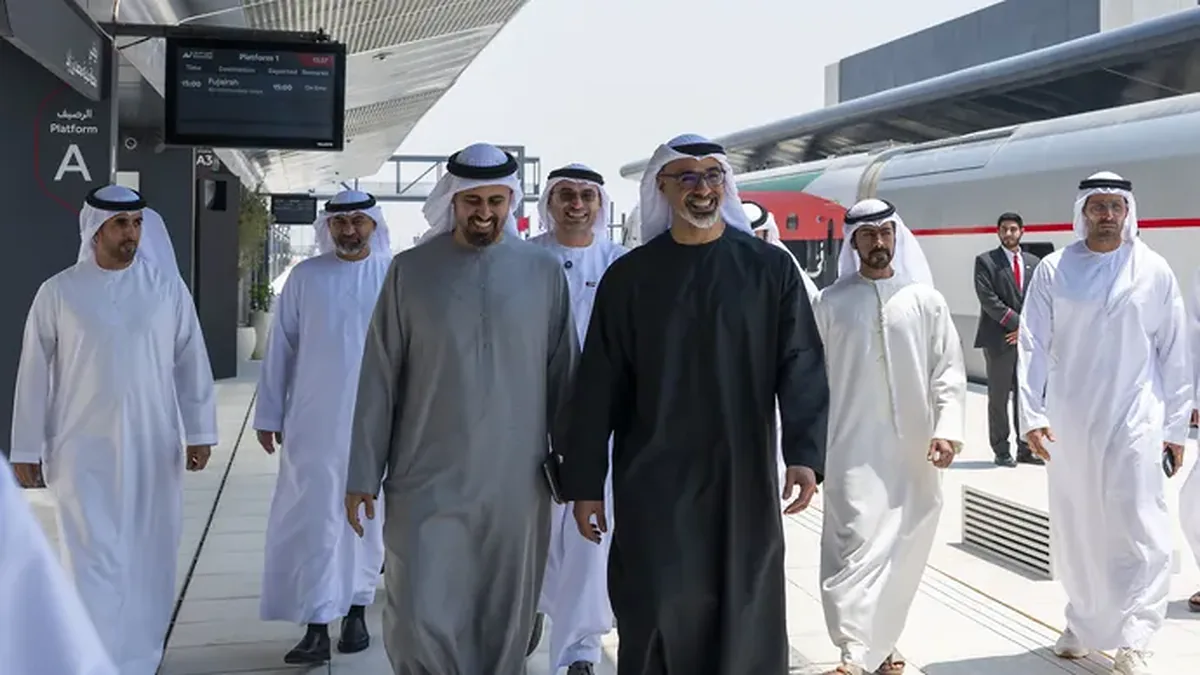 Mohamed bin Zayed City passenger station in Abu Dhabi