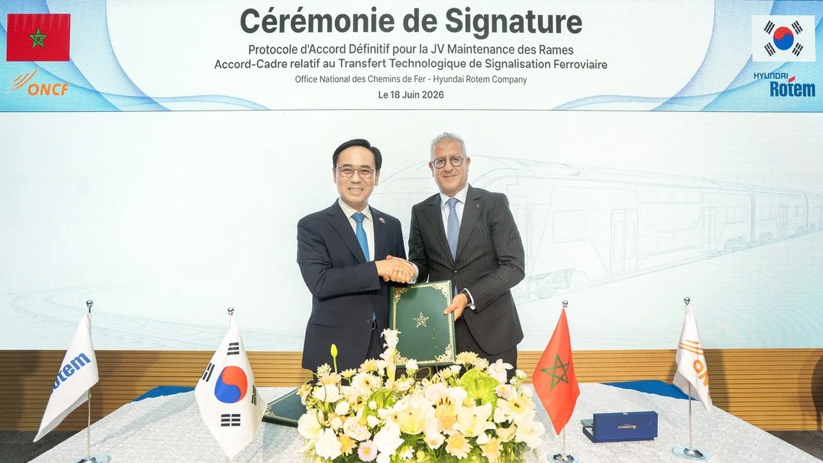 ONCF Fleet Gets Hyundai Rotem Maintenance Contract ONCF Fleet Gets Hyundai Rotem Maintenance Contract
