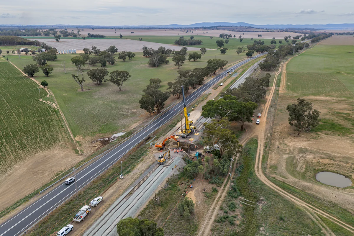 Inland Rail works between Junee and Illabo Inland Rail works between Junee and Illabo