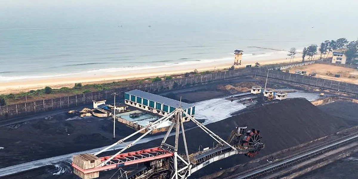 Aerial view of Mangalore Coal Terminal