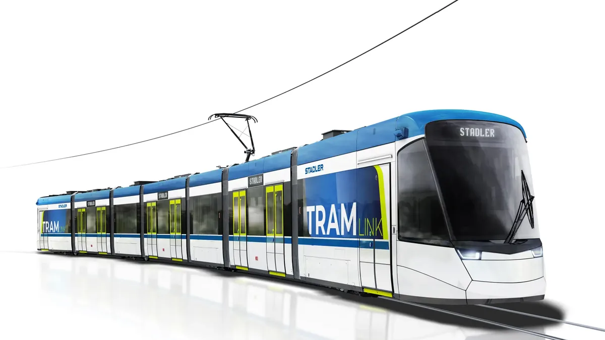 Stadler TRAMLINK tram for the TramCamp network in Catalonia