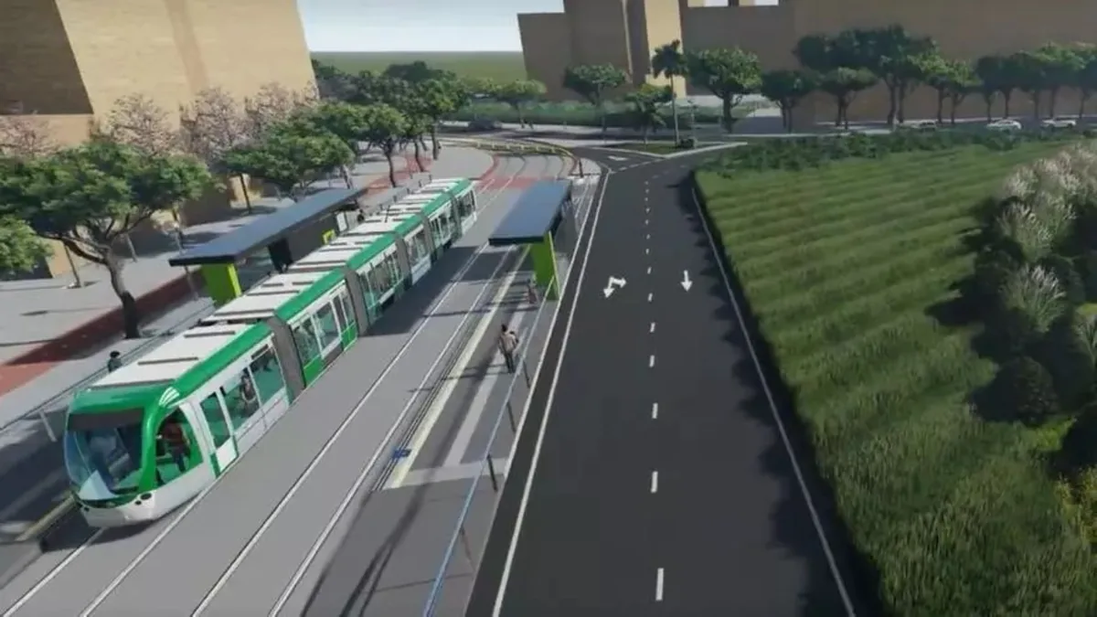 Official project image of the future Països Catalans de Vila-seca tramway station