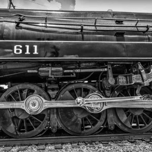 Norfolk and Western Class J No. 611 running gear