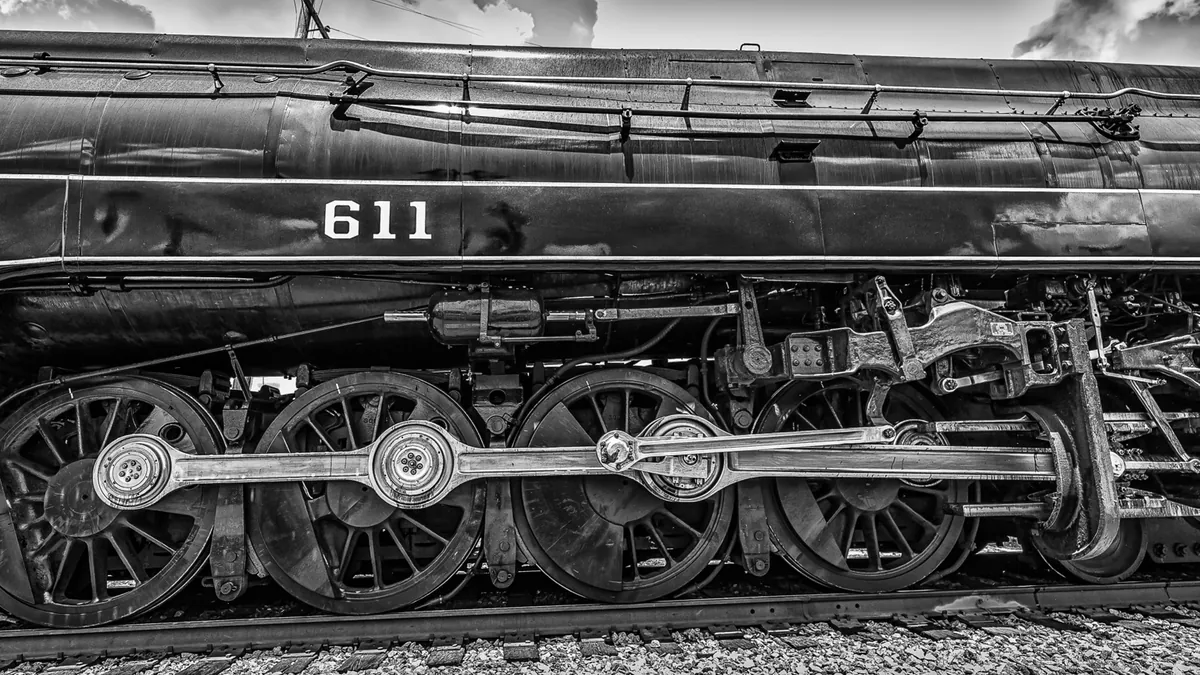 Norfolk and Western Class J No. 611 Norfolk and Western Class J No. 611 running gear