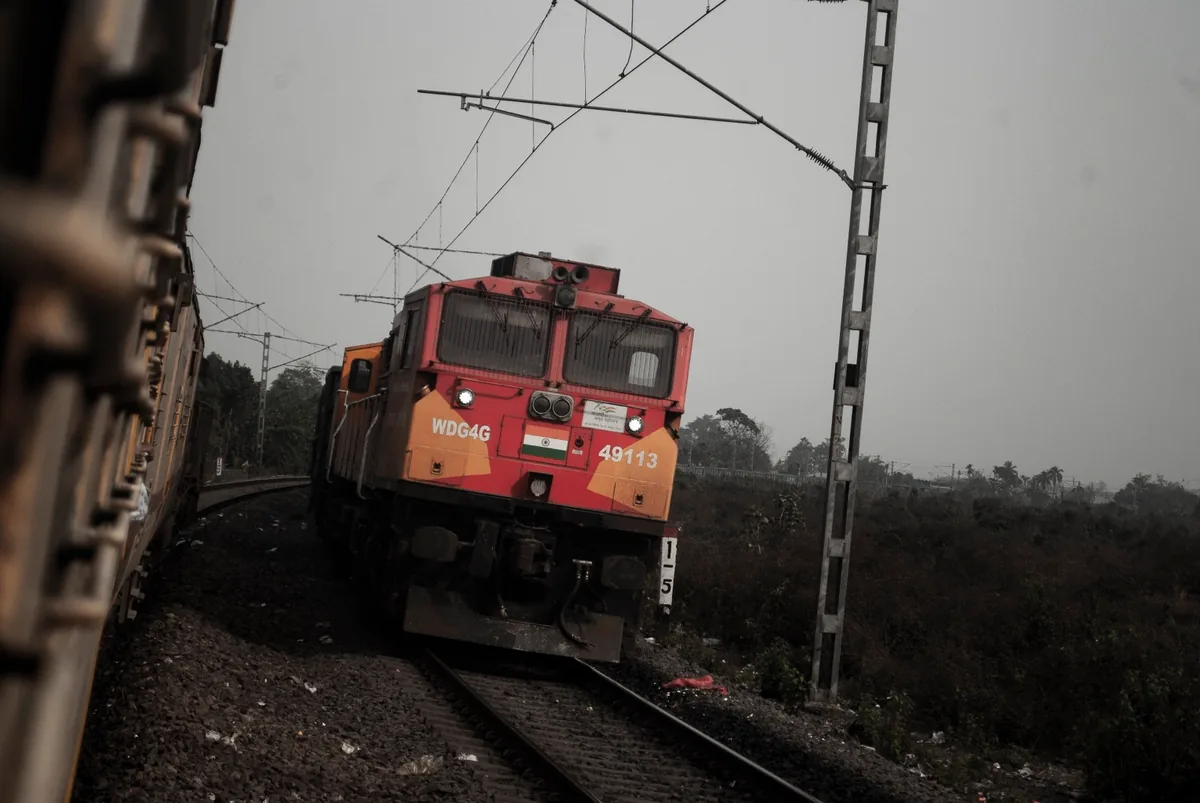 Indian Railways freight train Indian Railways freight train near New Jalpaiguri Junction