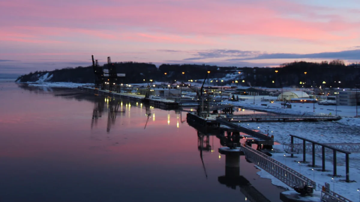 Official project image of replacement cargo terminals at the Don Young Port of Alaska