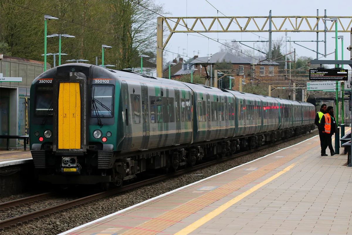London Northwestern Railway Class 350 at Watford Junction London Northwestern Railway Class 350 train at Watford Junction