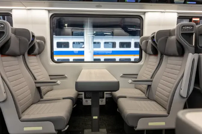 New Amtrak Cascades trainset New Amtrak Cascades trainset during testing