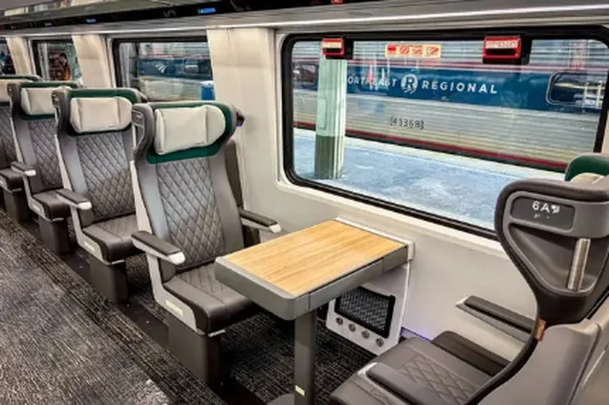 New Amtrak Cascades trainset New Amtrak Cascades trainset during testing