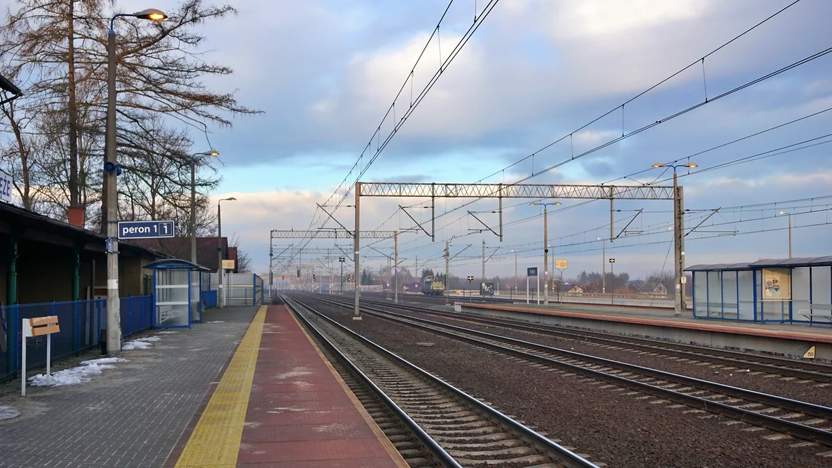 Podłęże train stop Podłęże train stop in southern Poland
