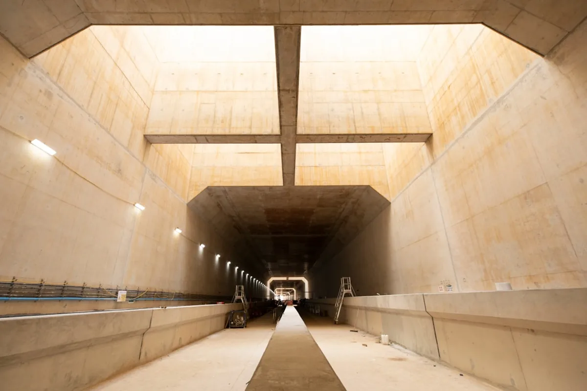 Inside Copthall Tunnel Inside Copthall Tunnel on the HS2 route near West Ruislip