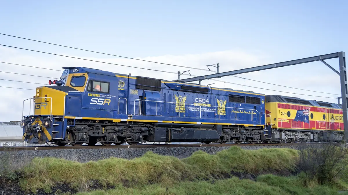 SSR locomotive C504 at Sunshine Southern Shorthaul Railroad locomotive C504 at Sunshine, Victoria