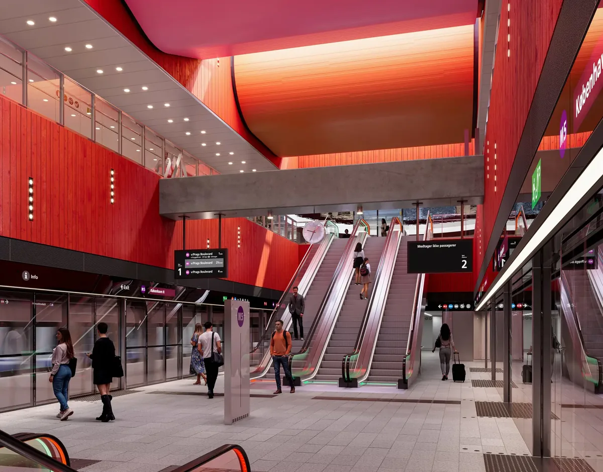 Preliminary design of the future M5 station at Copenhagen Central Station