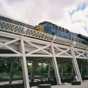 CSX locomotive in Nashville, Tennessee