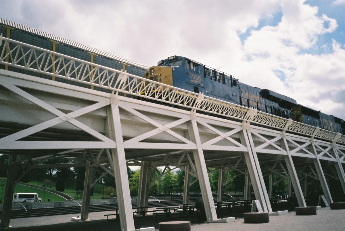 CSX locomotive in Nashville CSX locomotive in Nashville, Tennessee