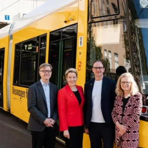 Alstom Urbanliner tram operating in Berlin