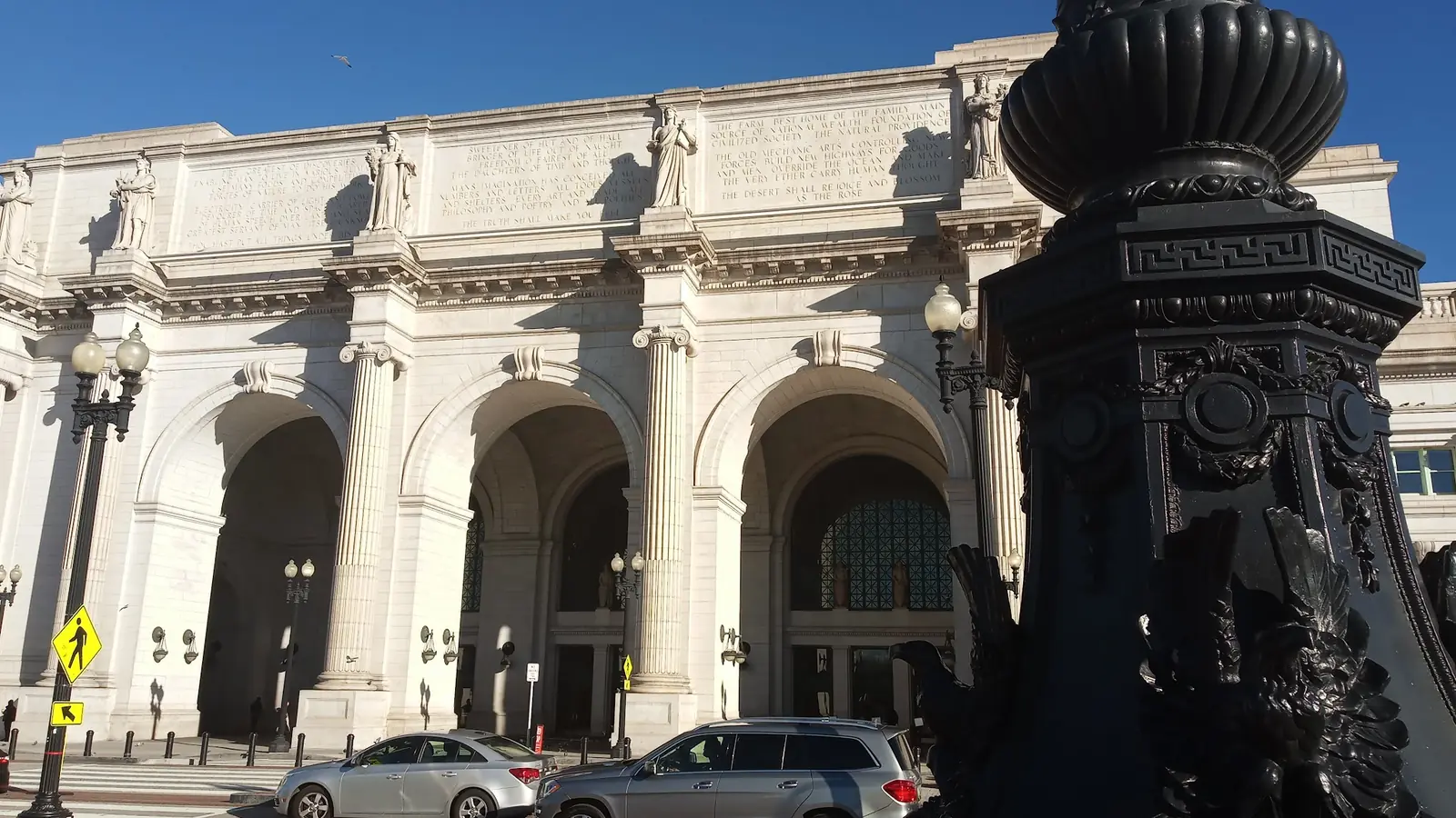 Washington Union Station facade photographed in 2023