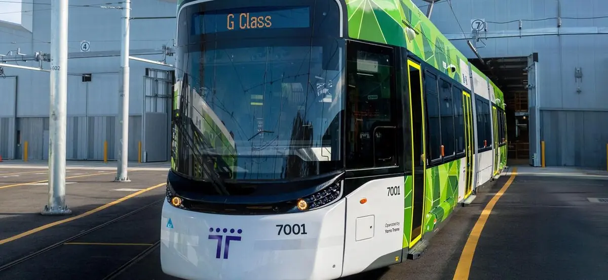 Melbourne G Class Tram Enters Passenger Service