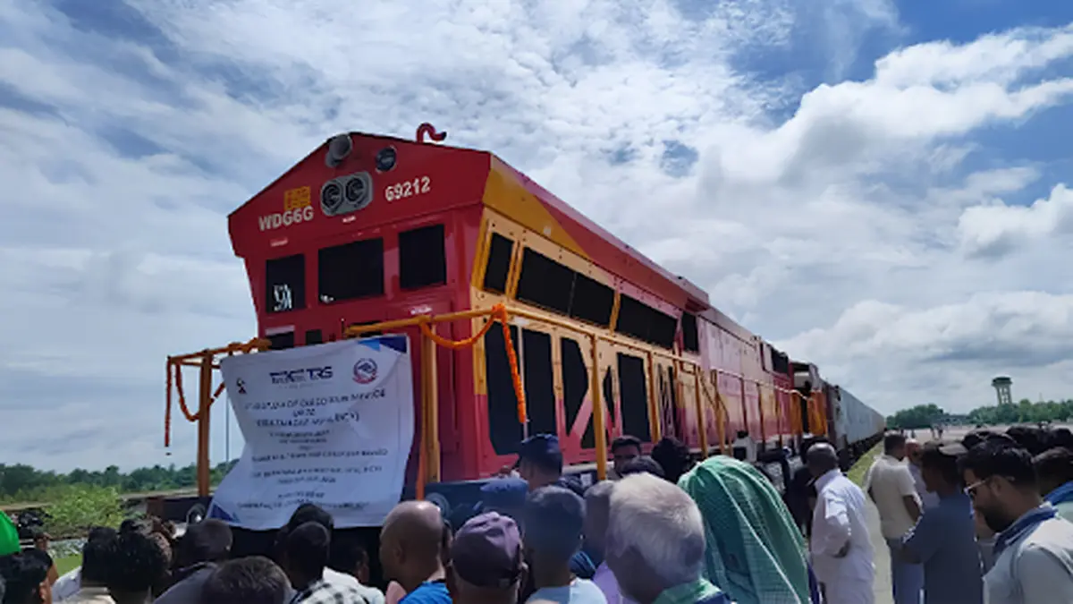 Direct India-Nepal Freight Train Reaches Nepal Direct India-Nepal Freight Train Reaches Nepal