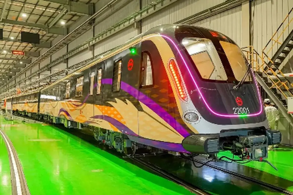 Shanghai Metro Line 22 Trains Reach Depot Shanghai Metro Line 22 Trains Reach Depot