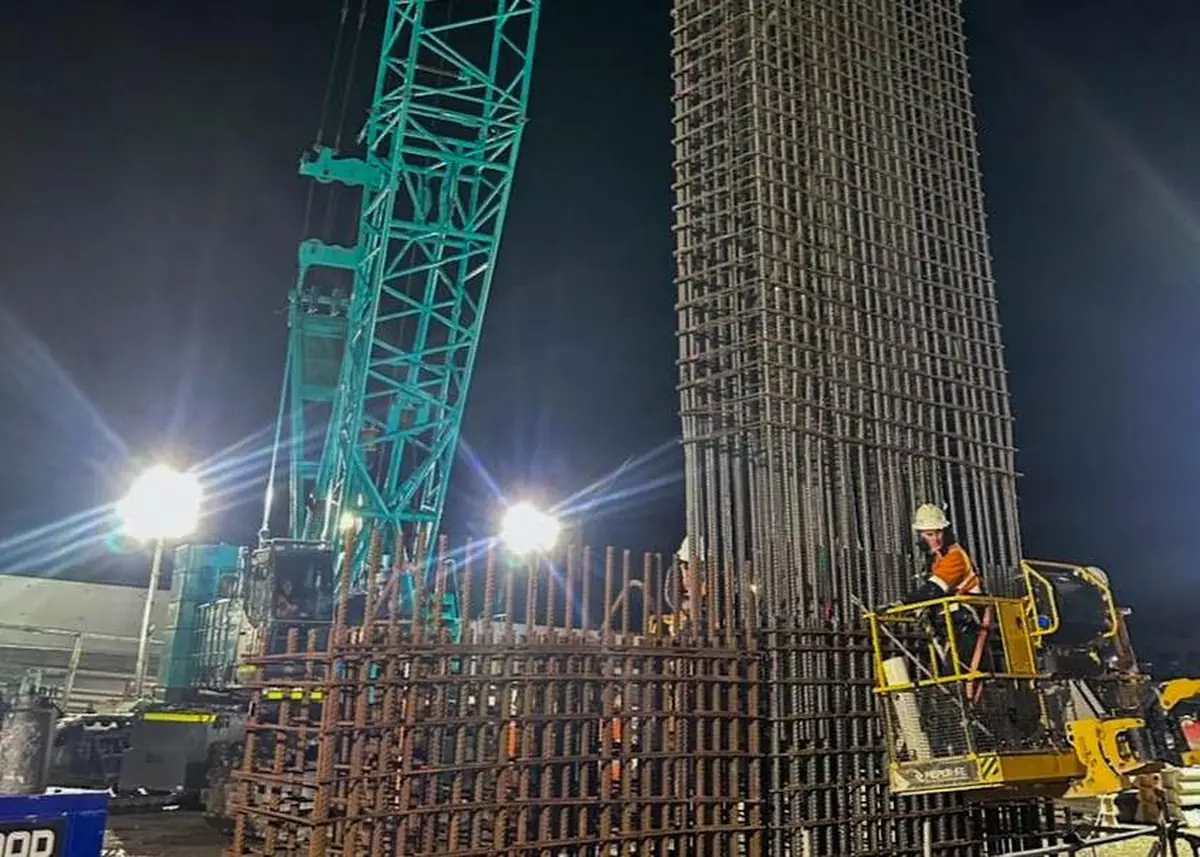 123 Clayton Station Diaphragm Wall Panels Completed 123 Clayton Station Diaphragm Wall Panels Completed
