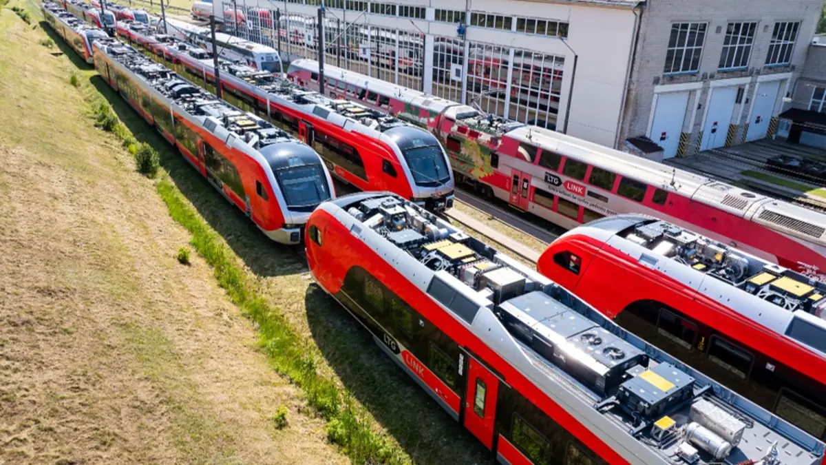 12 Stadler FLIRT Trains Arrive in Lithuania 12 Stadler FLIRT Trains Arrive in Lithuania