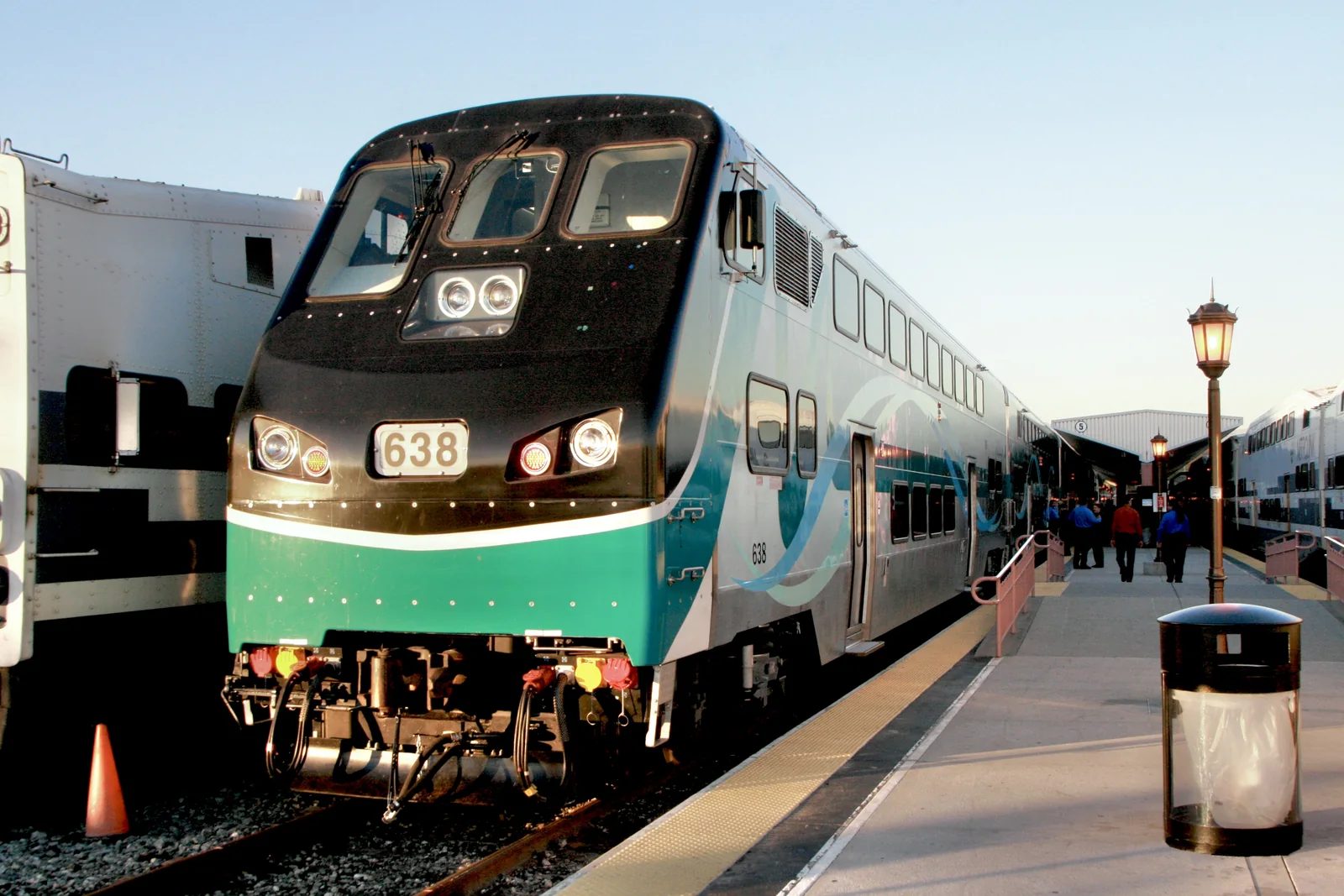 Metrolink Hyundai Rotem cab car 638 at Los Angeles Union Station Metrolink Hyundai Rotem cab car 638 at Los Angeles Union Station
