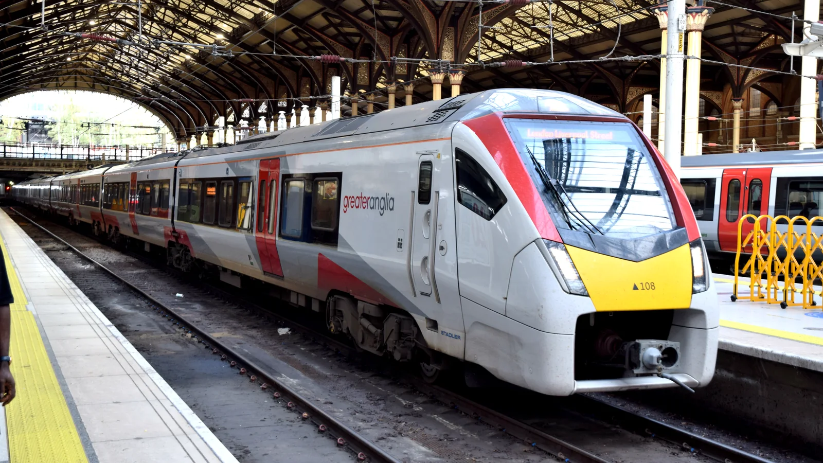 Greater Anglia Class 745/1 train at London Liverpool Street station Greater Anglia Class 745/1 train at London Liverpool Street station