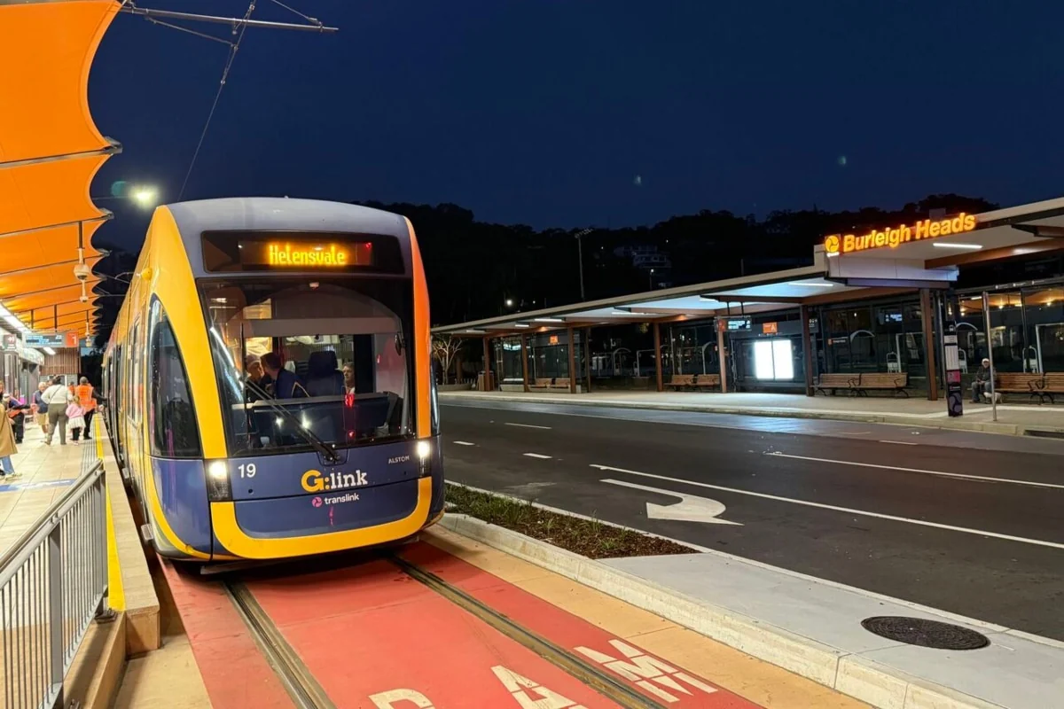 Gold Coast Light Rail Stage 3 reaches Burleigh
