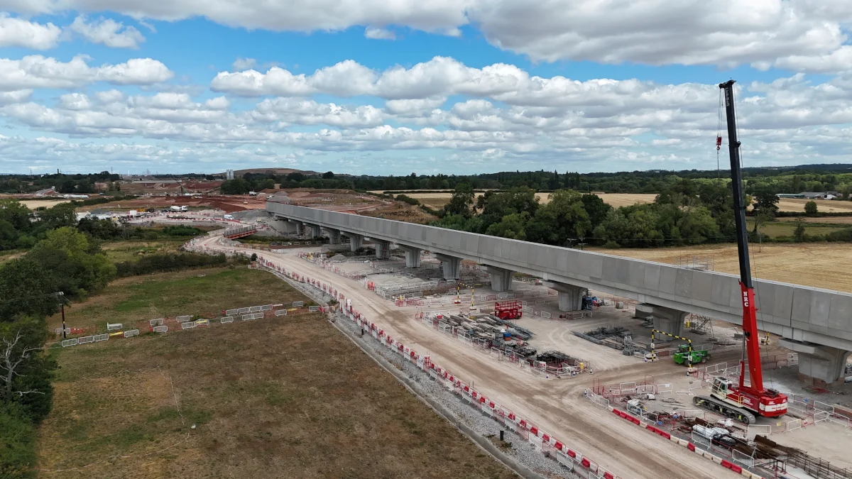 HS2 Solihull Viaducts Reach Structural Completion