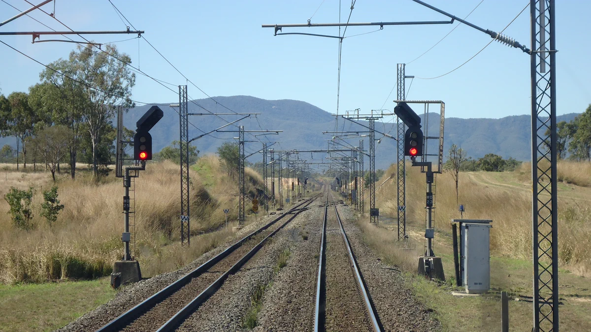 Rail track infrastructure on Aurizon’s Central Queensland Coal Network