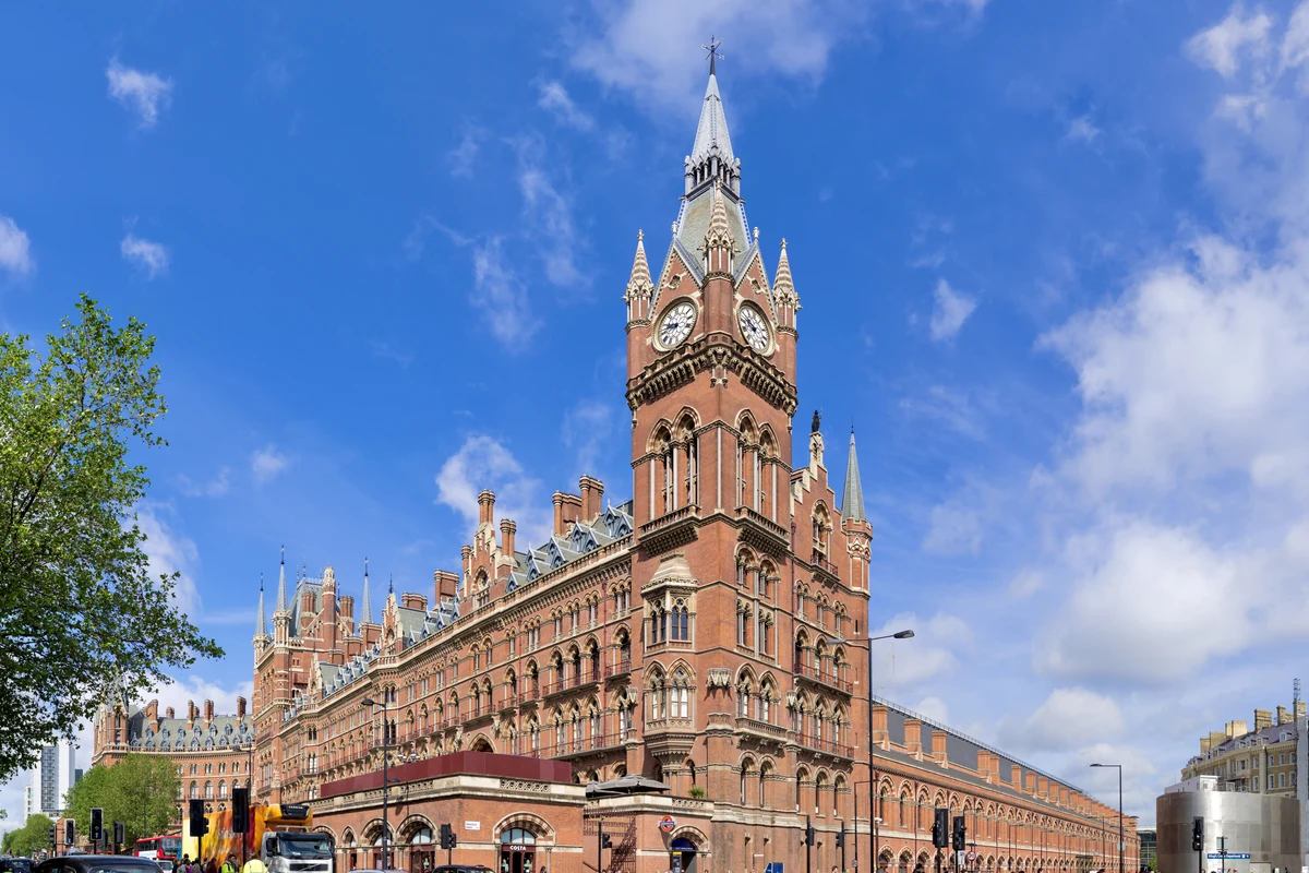 St Pancras International station in London