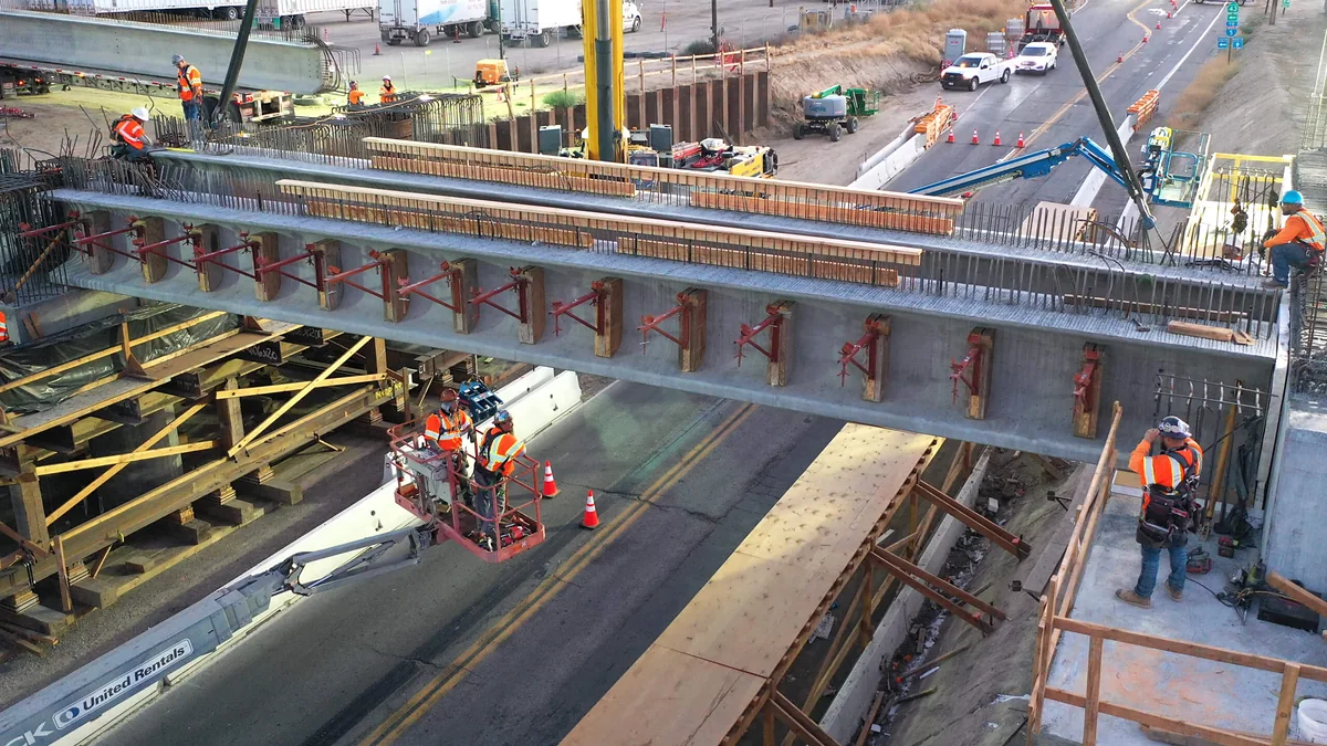 California High-Speed Rail construction in Kern County