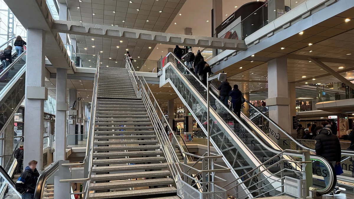Interior of Gare Montparnasse in Paris
