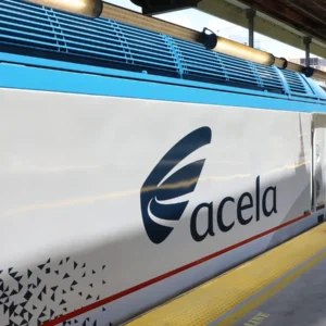 NextGen Acela trainset beside a station platform